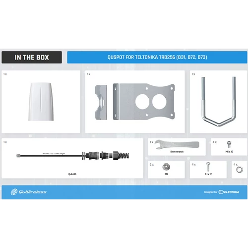 QuSpot Kültéri Omni Antenna Teltonika TRB256-hoz