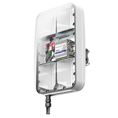 QuMax Omni Kültéri LTE & 5G + GPS Antenna és Tokozat Teltonika TRB500 átjáróhoz