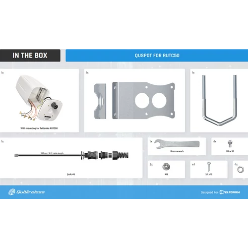 QuSpot Kültéri Omni Antenna Teltonika RUTC50-hez
