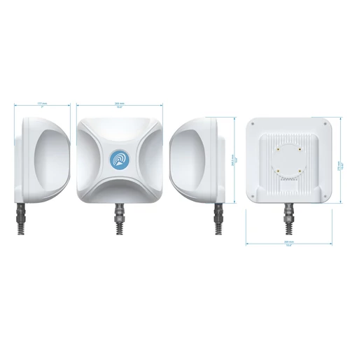 QuMax Kültéri Antenna és Tokozat Milesight UR35 routerhez