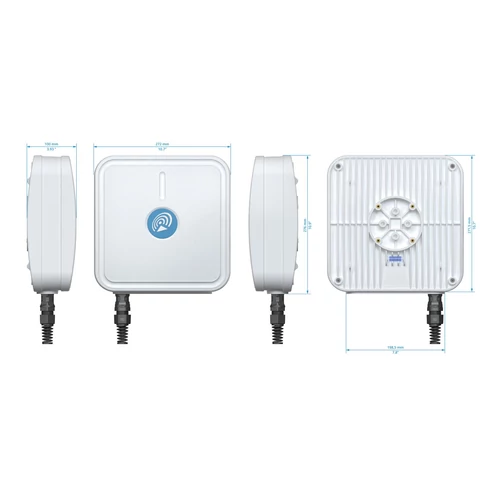 QuMax Kültéri Antenna és Tokozat Milesight UR75 routerhez