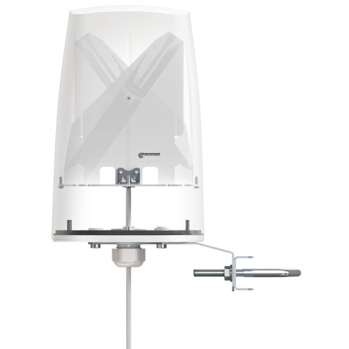 QuOmni AO5G2-G Omnidirectional ultraszéles sávú 5G/LTE MIMO 2x2 antenna 600-6000MHz, 10m kábellel 