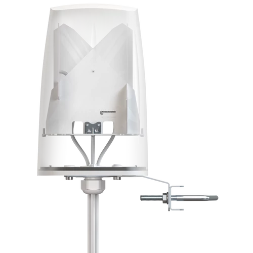 QuOmni AO5G4-G Omnidirectional ultraszéles sávú 5G/LTE MIMO 4x4 antenna 600-6000MHz, 5m kábellel 
