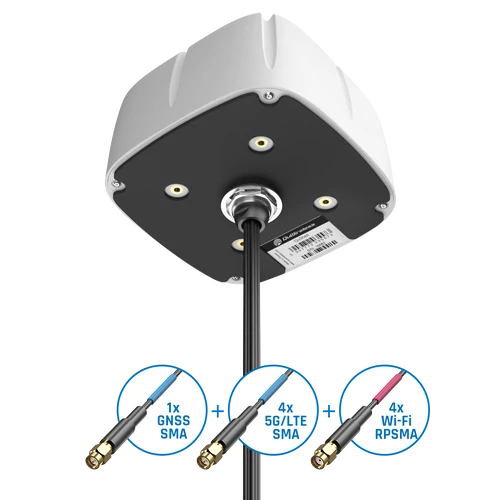 QuShell 44G Antenna Járművekre 5G/LTE 4x4 MIMO, 4x4MIMO WiFi 6e