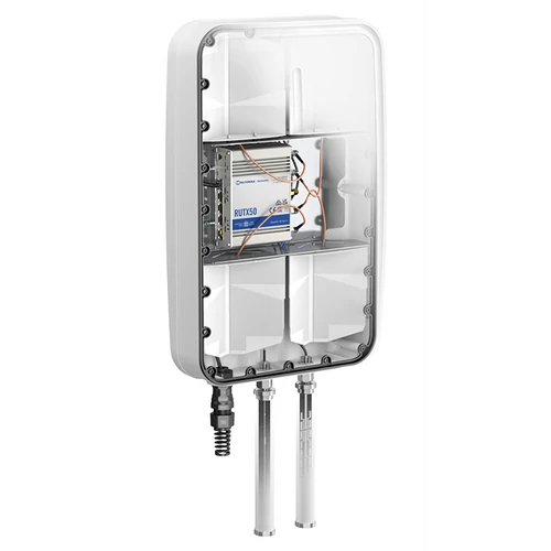 QuMax Omni Kültéri LTE & 5G + Wi-Fi + GPS Antenna és Tokozat Teltonika RUTX50 routerekhez AX50MO