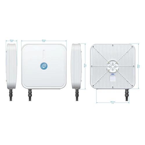 QuBox Large Masszív IP67-as Tokozat Kültérre