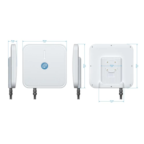 QuBox Large Slim Masszív IP67-as Tokozat Kültérre