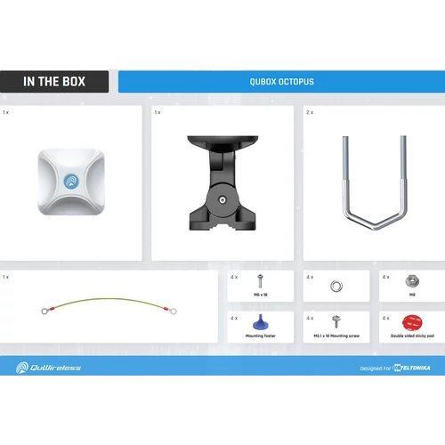 QuBox Octopus Masszív IP68-as Tokozat Kültérre