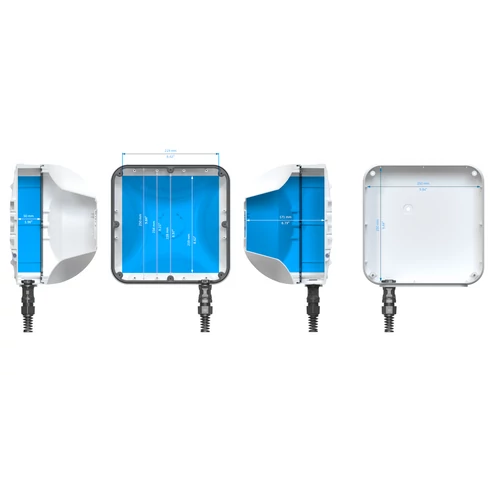 QuBox Octopus Masszív IP68-as Tokozat Kültérre