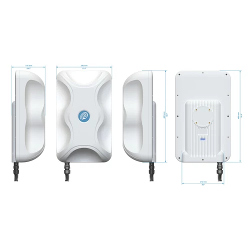 QuBox Octopus XL Slim Masszív IP68-as Tokozat Kültérre