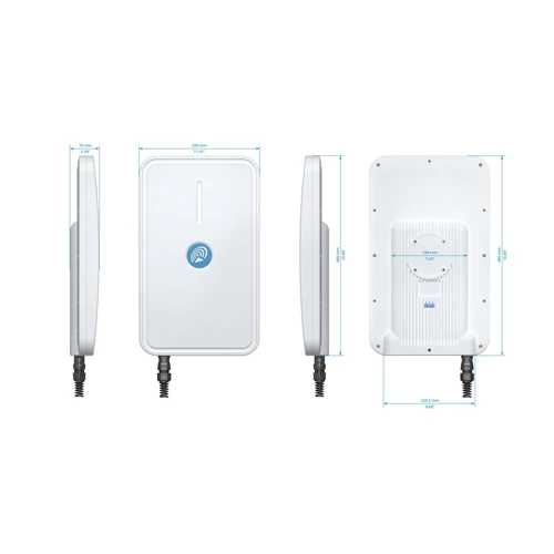 QuBox Extra Large Slim Masszív IP67-as Tokozat Kültérre