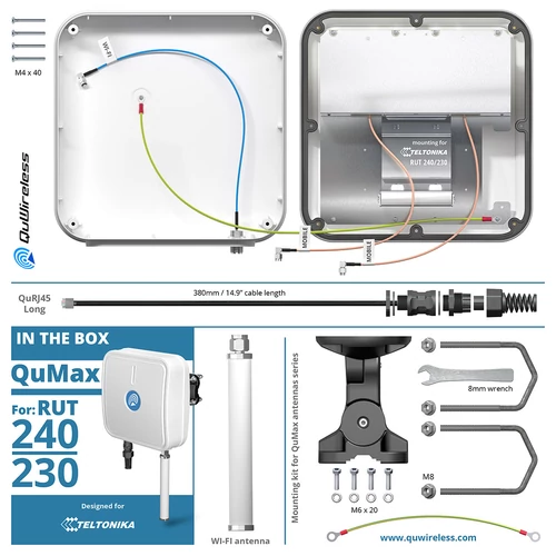 QuMax Antenna Teltonika RUT241/RUT240/230-hoz