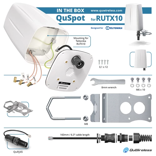 QuSpot Antenna Teltonika RUTX10-hez