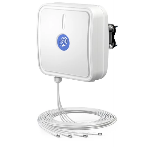 QuPanel Irányított nagy teljesítményű többsávos LTE MIMO 4x4 antenna 10m kábellel APLM4-1