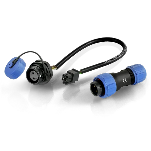 QuPS2 Kültéri konnektor és csatlakozó - 2 PIN készlet - Kültéri Router Tokozatokhoz