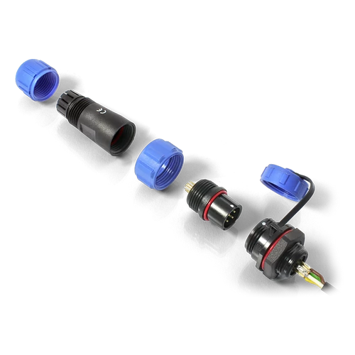 QPSP4  Kültéri konnektor és csatlakozó - 4 PIN készlet - Kültéri Router Tokozatokhoz