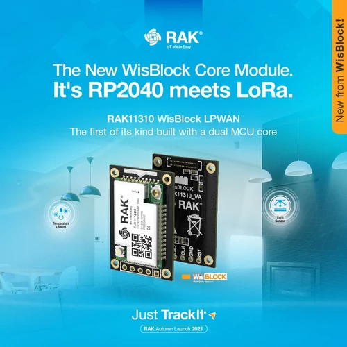 RAK11310 WisBlock Raspberry Pi RP2040 Core Modul, LoRa SX1262 EU868