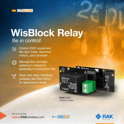 RAK13007 WisBlock Relay Module