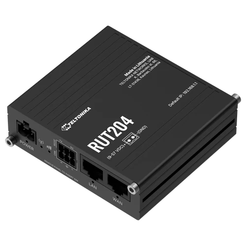 RUT204 Ipari Mobilnet Router 4G LTE CAN BUS WIFI GNSS