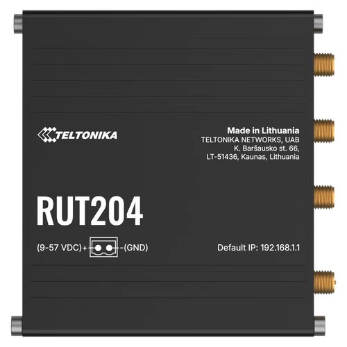 RUT204 Ipari Mobilnet Router 4G LTE CAN BUS WIFI GNSS