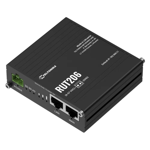 Teltonika RUT206 Ipari 4G Router WIFI RS232 RS485