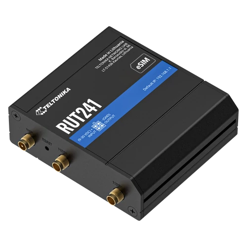 RUT241 eSIM™ Ipari Mobilnet Router 4G LTE WIFI