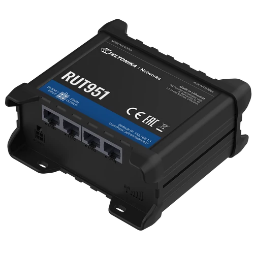 Teltonika RUT951 Ipari Mobilnet Router Dual SIM 4G LTE