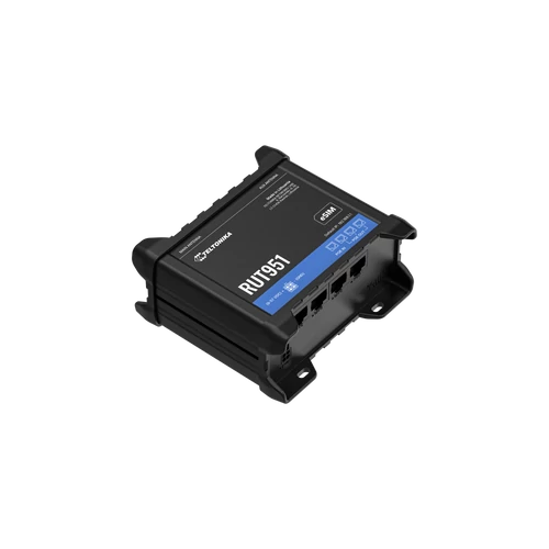 RUT951 PoE+ Ipari 4G LTE Mobilnet Router (tápegységgel)