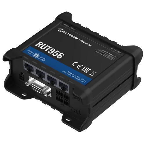 Teltonika RUT956 Ipari Mobilnet Router Dual SIM 4G LTE GNSS WIFI