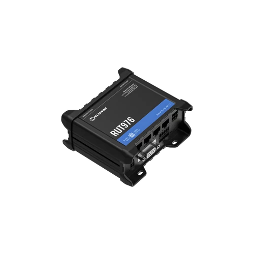 RUT976 Ipari Mobilnet Router Dual SIM, REDCAP 5G, GNSS, WIFI, RS232, RS485