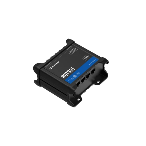 Teltonika RUT981 ipari 4G LTE Cat 4 router Dual SIM eSIM