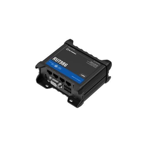 RUT986 ipari 4G LTE Cat 4 router globál DUAL SIM eSIM RS232 RS485 GNSS