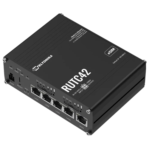 RUTC42 4G Ipari Edge Router, WIFI 6 , CAT4 Dual modem
