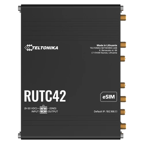 RUTC42 4G Ipari Edge Router, WIFI 6 , CAT4 Dual modem