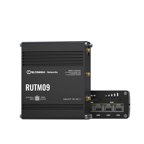 RUTM09 Ipari Mobilnet Router 4G LTE CAT6  4xGigabit ETH