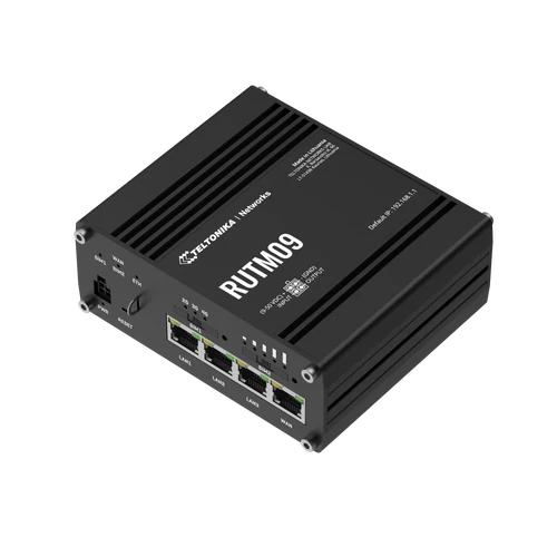 RUTM09 Ipari Mobilnet Router 4G LTE CAT6 4xGigabit ETH 