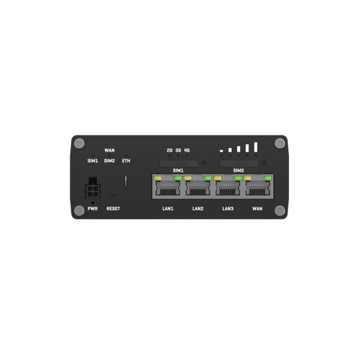 RUTM09 Ipari Mobilnet Router 4G LTE CAT6 4xGigabit ETH 