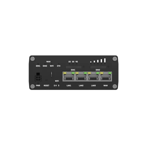 RUTM11 Ipari Mobilnet Router 4G LTE CAT6 GNSS & WIFI & 4xGigabit ETH