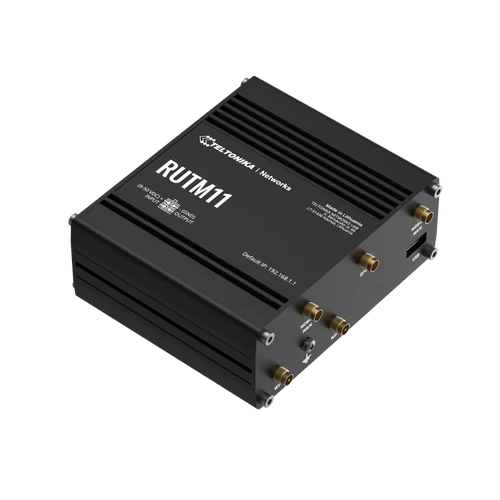 RUTM11 Ipari Mobilnet Router 4G LTE CAT6 GNSS & WIFI & 4xGigabit ETH