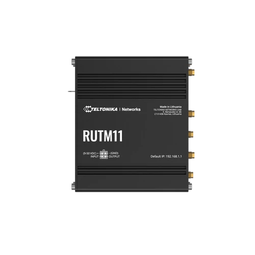 RUTM11 Ipari Mobilnet Router 4G LTE CAT6 GNSS & WIFI & 4xGigabit ETH