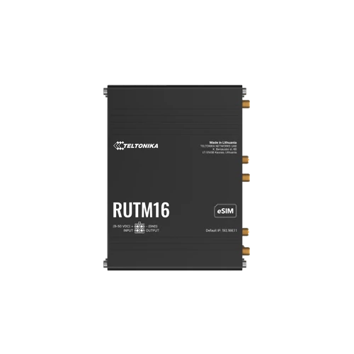 RUTM16 Ipari 4G Router Cat 6 WIFI eSIM