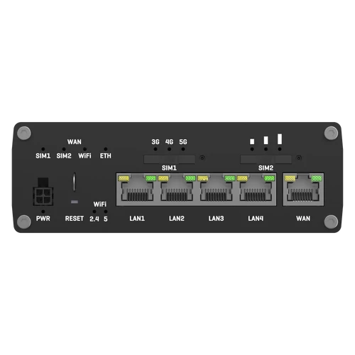 RUTM50 EU 5G Ipari Mobilnet Router  WIFI 5 & GNSS & 5 x Gigabit ETH 