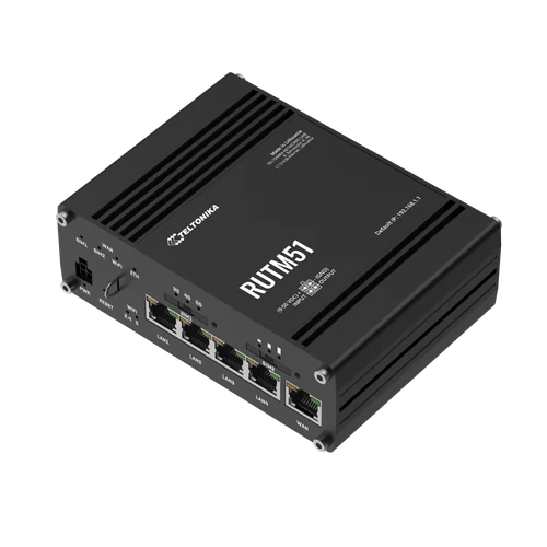 RUTM51 5G Ipari Mobilnet Router SA & NSA WIFI-5 & 5 x Gigabit ETH 