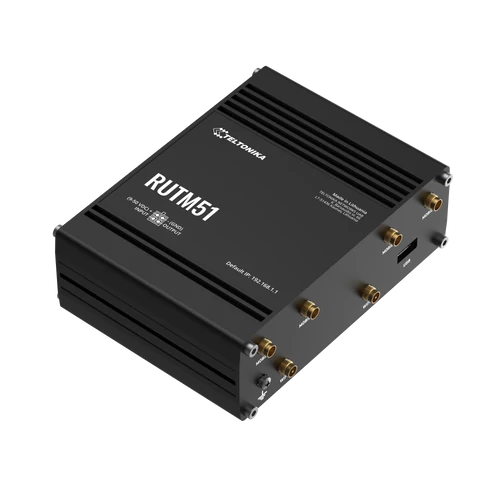 Teltonika RUTM51 5G Ipari Mobilnet Router SA & NSA WIFI-5 & 5 x Gigabit ETH 