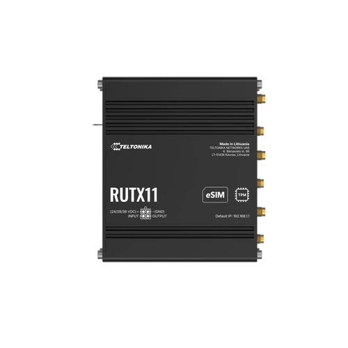 RUTX11 Ipari Mobilnet Router 4G LTE CAT6 GNSS & WIFI & BT & 4xGigabit ETH 