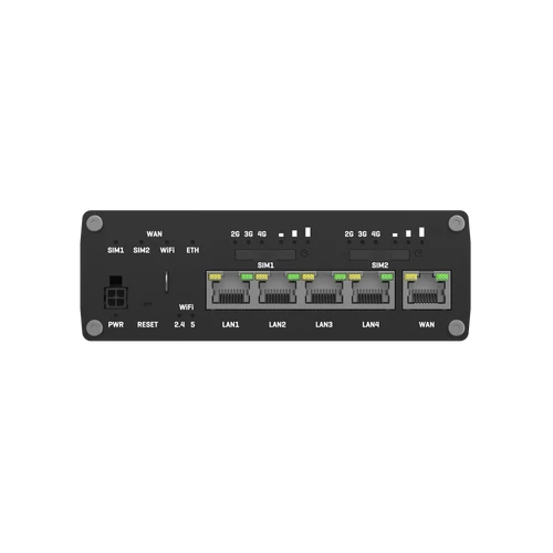  RUTX12 Ipari Mobilnet Router 4G DUAL LTE CAT6 WIFI 5 & BT-LE & GNSS & 5xGigabit ETH 