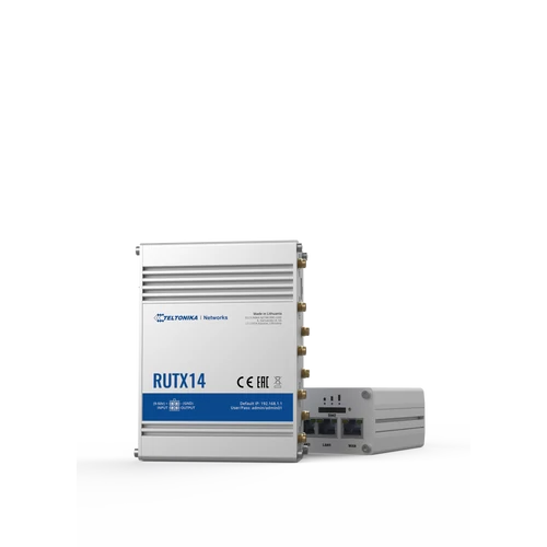 Teltonika RUTX14 Ipari Mobilnet Router 4G LTE CAT12  WIFI & BT-LE & GNSS & 5xGigabit ETH