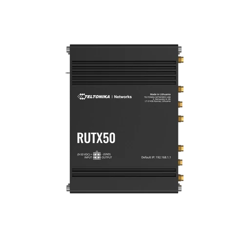 RUTX50 5G Ipari Mobilnet Router WIFI 5 & GNSS & 5 x Gigabit ETH 