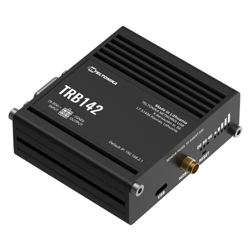 TRB142 Ipari LTE Cat4 4G - RS232 Gateway 