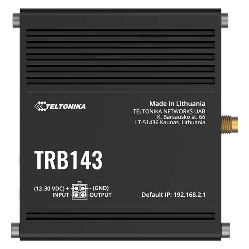 TRB143 Ipari LTE Cat4 4G Gateway - M-BUS + Gigabit Ethernet